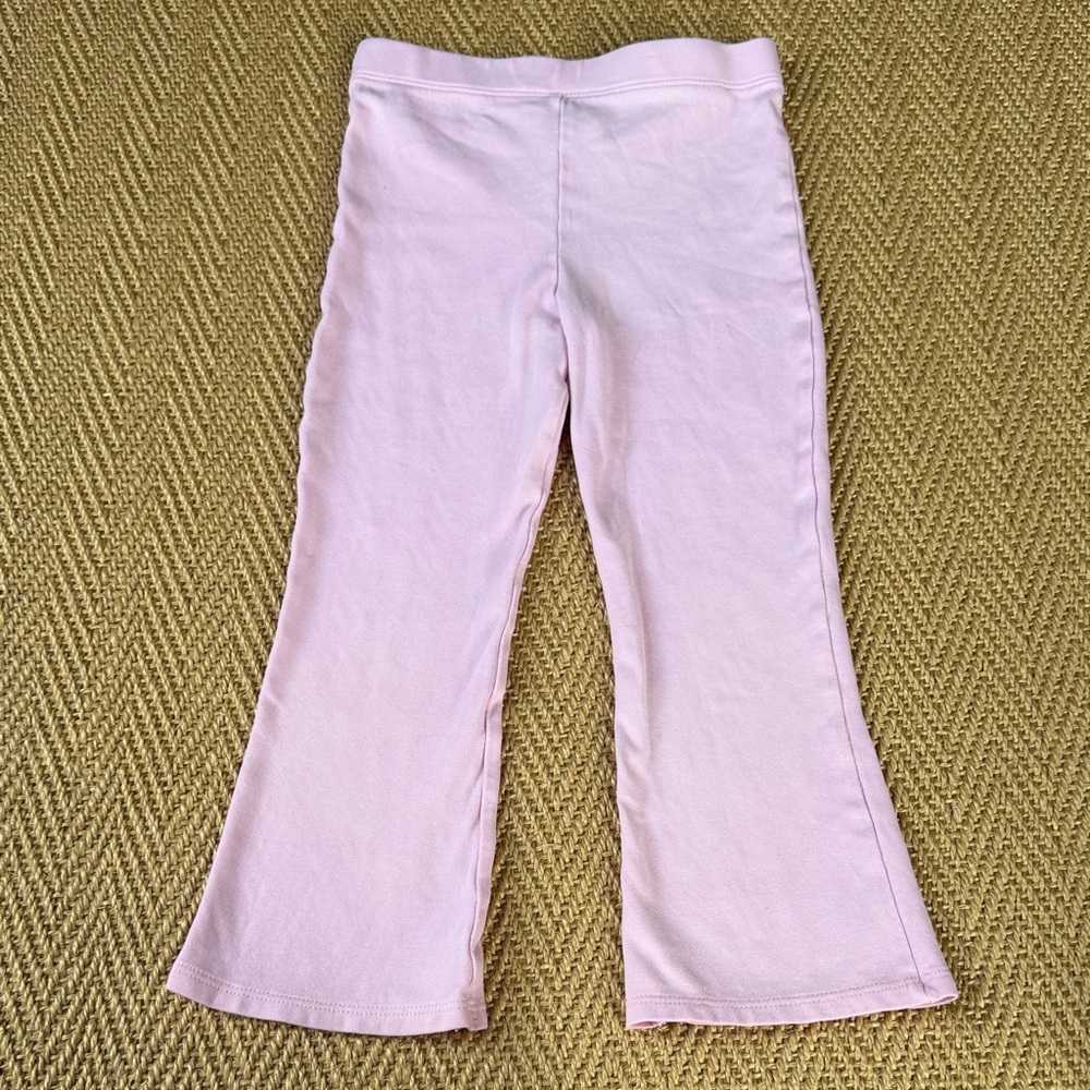 Little English Kick Flare Leggings - Light Pink